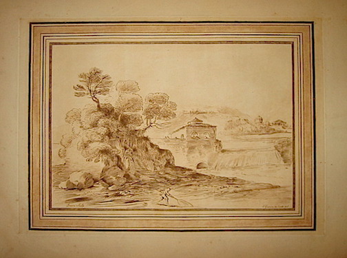 Basire James (1730-1802) (Paesaggio con cascata) 1800 ca. Londra, presso J. & J. Boydell 